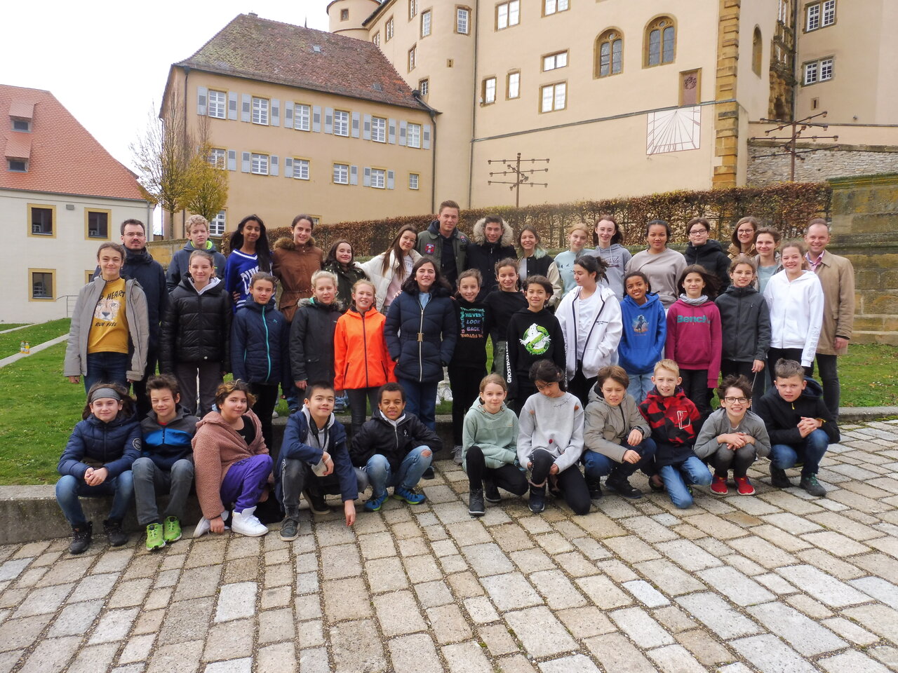 Foto der Teilnehmenden vor dem Schloss Kapfenburg.