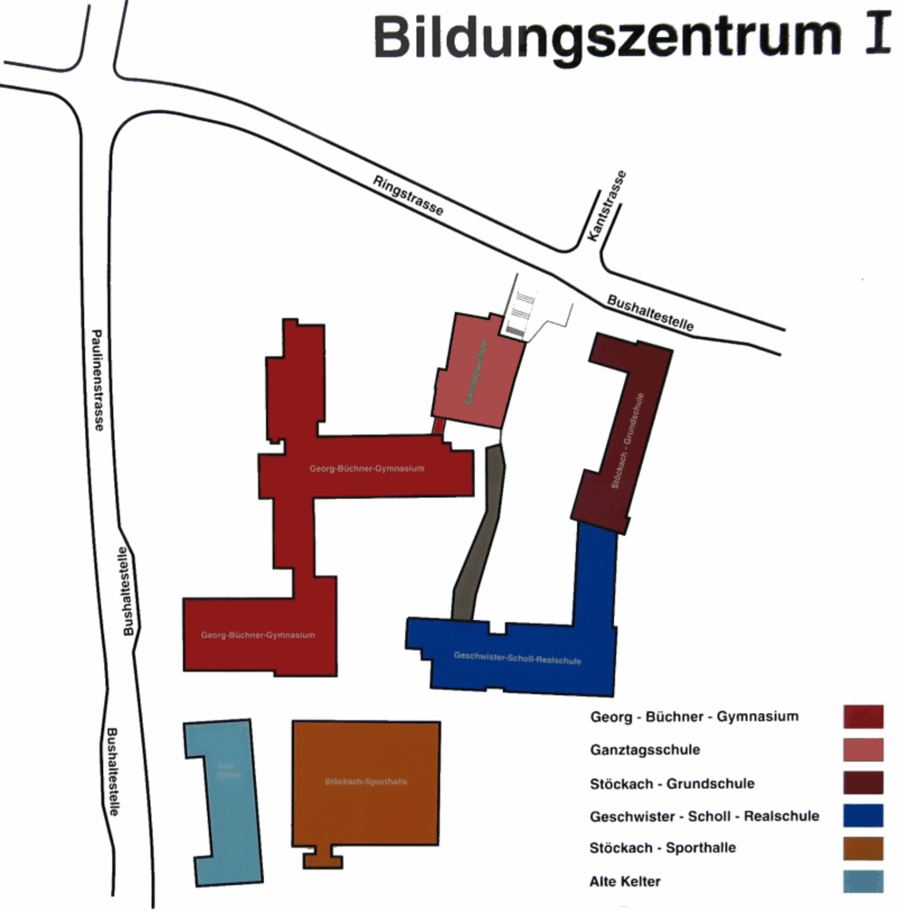 Bild des Lageplan BIZ